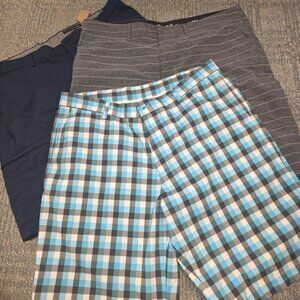 Bundle Of 3 Pair Of Mens Golf Shorts